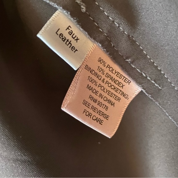 Philosophy Gray Faux Leather Jacket - Picture 4 of 8